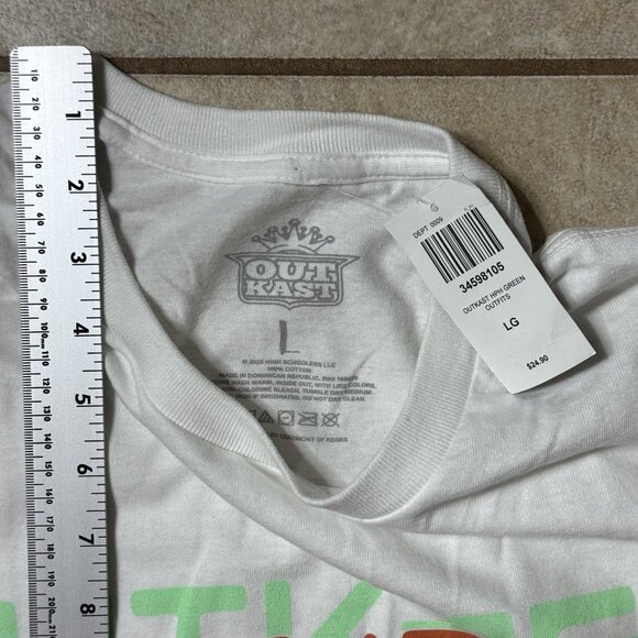 Outkast T-Shirt Men's White Large Cotton Graphic So Fresh So Clean - Picture 5 of 5